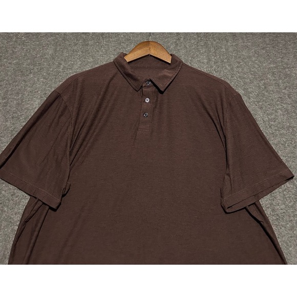 Vuori Other - Vuori strato tech polo shirt mens burgundy Large stretch performance read